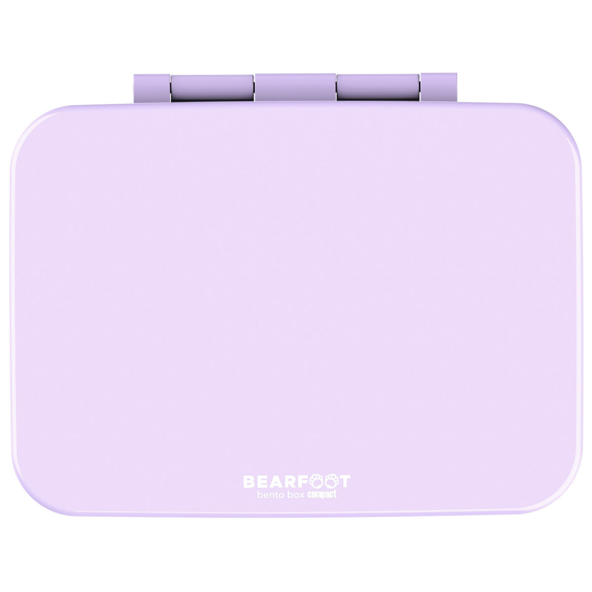 Lunch box with compartments, lightweight & leakproof – purple