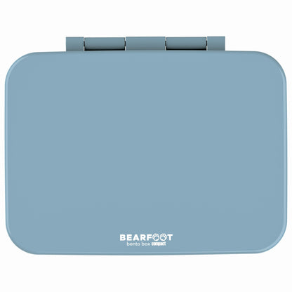 Lunch box with compartments, lightweight & leakproof – Blue
