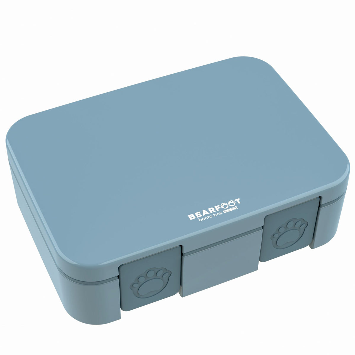 Lunch box with compartments, lightweight & leakproof – Blue